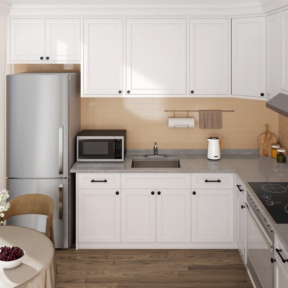 Single Handle Kitchen Faucet in Polished Chrome 