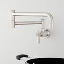 Signature Hardware Stainless Steel Single Handle Lever Pot Filler