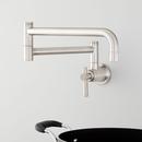 Signature Hardware Stainless Steel Single Handle Lever Pot Filler 