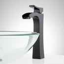 Signature Hardware Matte Black Single Handle Vessel Filler Bathroom Sink Faucet 
