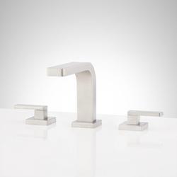 1.2 GPM Widespread Bathroom Faucet with Pop-Up Drain in Brushed Nickel