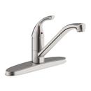 Single Handle Kitchen Faucet in Brushed Nickel 