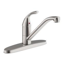 Single Handle Kitchen Faucet in Brushed Nickel