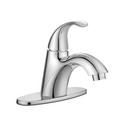PROFLO&reg; Chrome Single Handle Monoblock Bathroom Sink Faucet 