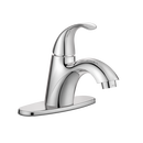 PROFLO&reg; Chrome Single Handle Monoblock Bathroom Sink Faucet 