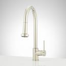Signature Hardware Polished Nickel Single Handle Pull Down Kitchen Faucet 