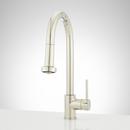 Single Handle Pull Down Kitchen Faucet in Polished Nickel