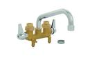 Two Handle Lever Laundry Faucet in Chrome