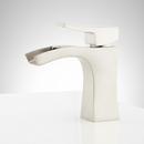Signature Hardware Brushed Nickel Single Handle Waterfall Bathroom Sink Faucet 