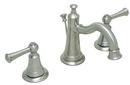 Two Handle Widespread Bathroom Sink Faucet in Brushed Nickel