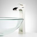 Single Handle Vessel Filler Bathroom Sink Faucet in Polished Nickel