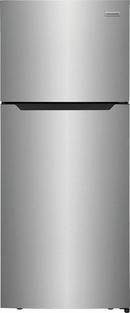 17.6 cu. ft. Freezer on Top, Full and Side-By-Side Refrigerator in Brushed Steel