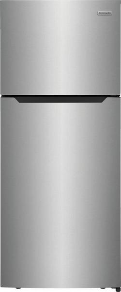 17.6 cu. ft. Top Mount Freezer Refrigerator in Brushed Steel