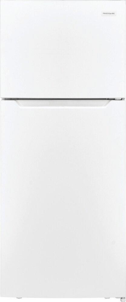 Frigidaire White 17.6 cu. ft. Freezer on Top, Full and Side-By-Side Refrigerator 