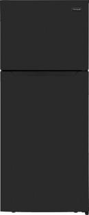 17.6 cu. ft. Freezer on Top, Full and Side-By-Side Refrigerator in Black