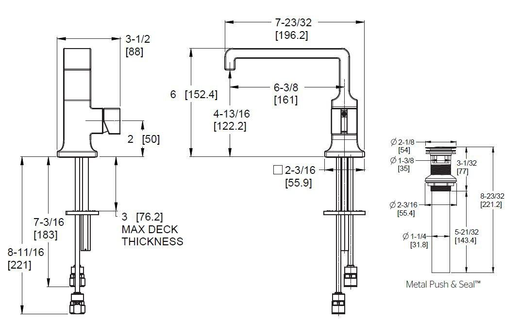 Pfister Matte Black Single Handle Bathroom Sink Faucet 