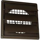 Deflecto Black 7-7/8 in. Brown Louvered Hood 
