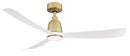 52 in. 3-Blade Indoor or Outdoor Ceiling Fan in Brushed Satin Brass