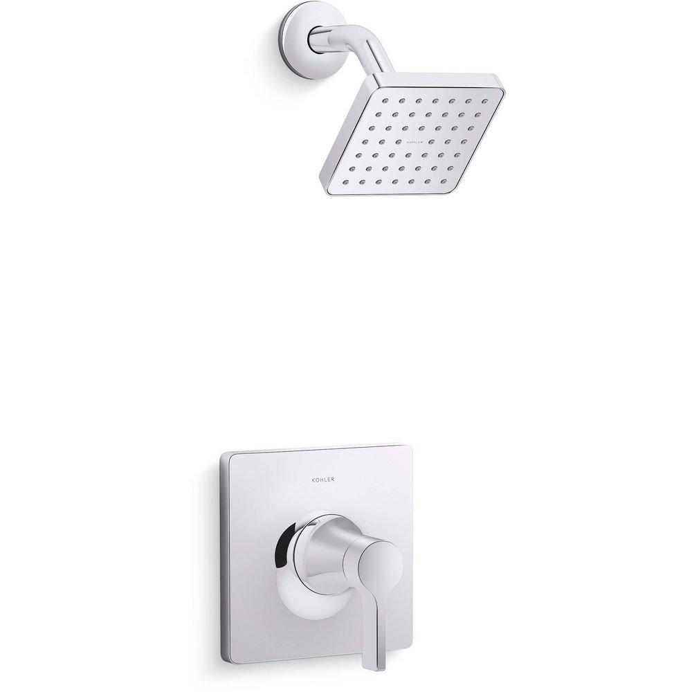 KOHLER Polished Chrome Single Handle Single Function Shower Faucet (Trim Only) 