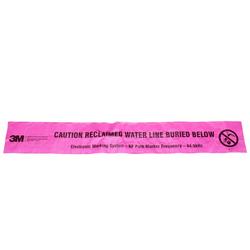 Electronic Marking Caution Tape, 6 in x 500 ft in Purple, Reclaimed Water