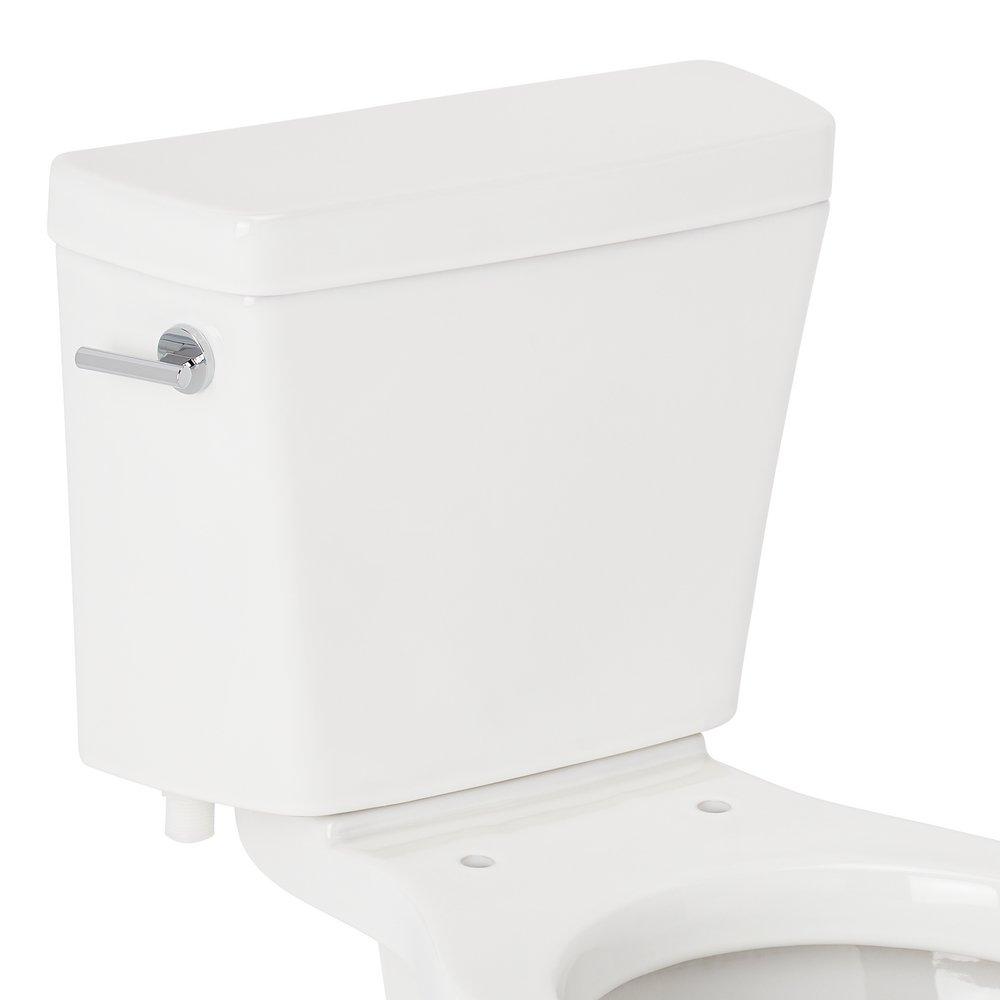 Signature Hardware White 1.28 gpf Tank Toilet 
