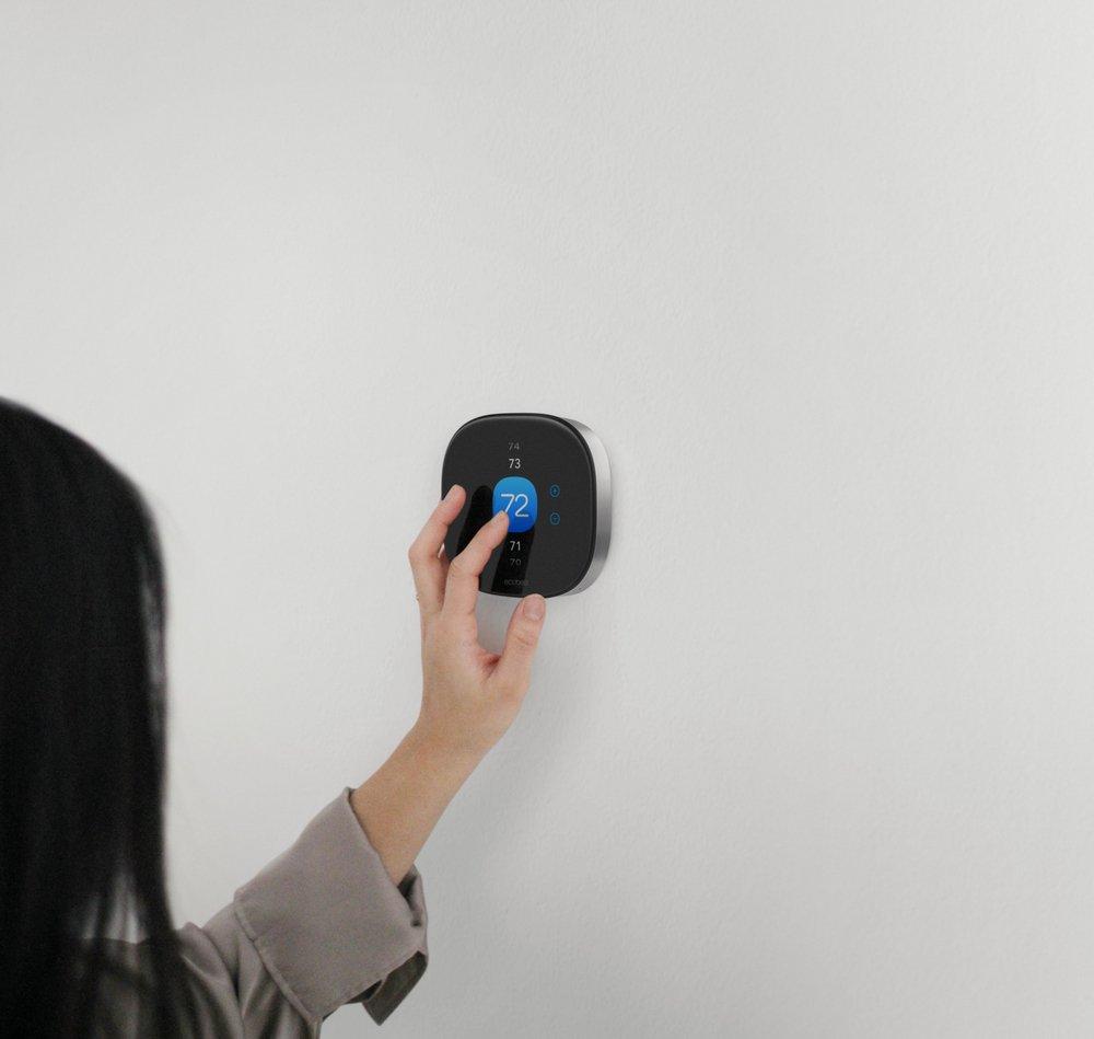Ecobee Black Programmable Thermostat 