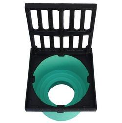 6 to 12 in. Universal Inline Drain w/ Grate
