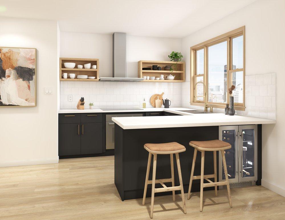 Luce 90 cm LED Wall Hood, 600 CFM w/ACT 