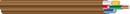 Southwire&reg; Brown 18/5 UL Thermostat Wire 250 ft. Spool White 
