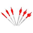 Diablo Tools Red 1/2 - 1-1/4 in. Hex Impact Drill Bit 6-Piece 
