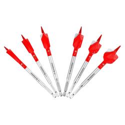 1/2 - 1-1/4 x 1/4 in. Hex Impact Drill Bit 6-Piece