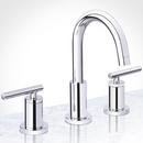 Two Handle Widespread Bathroom Sink Faucet in Polished Chrome