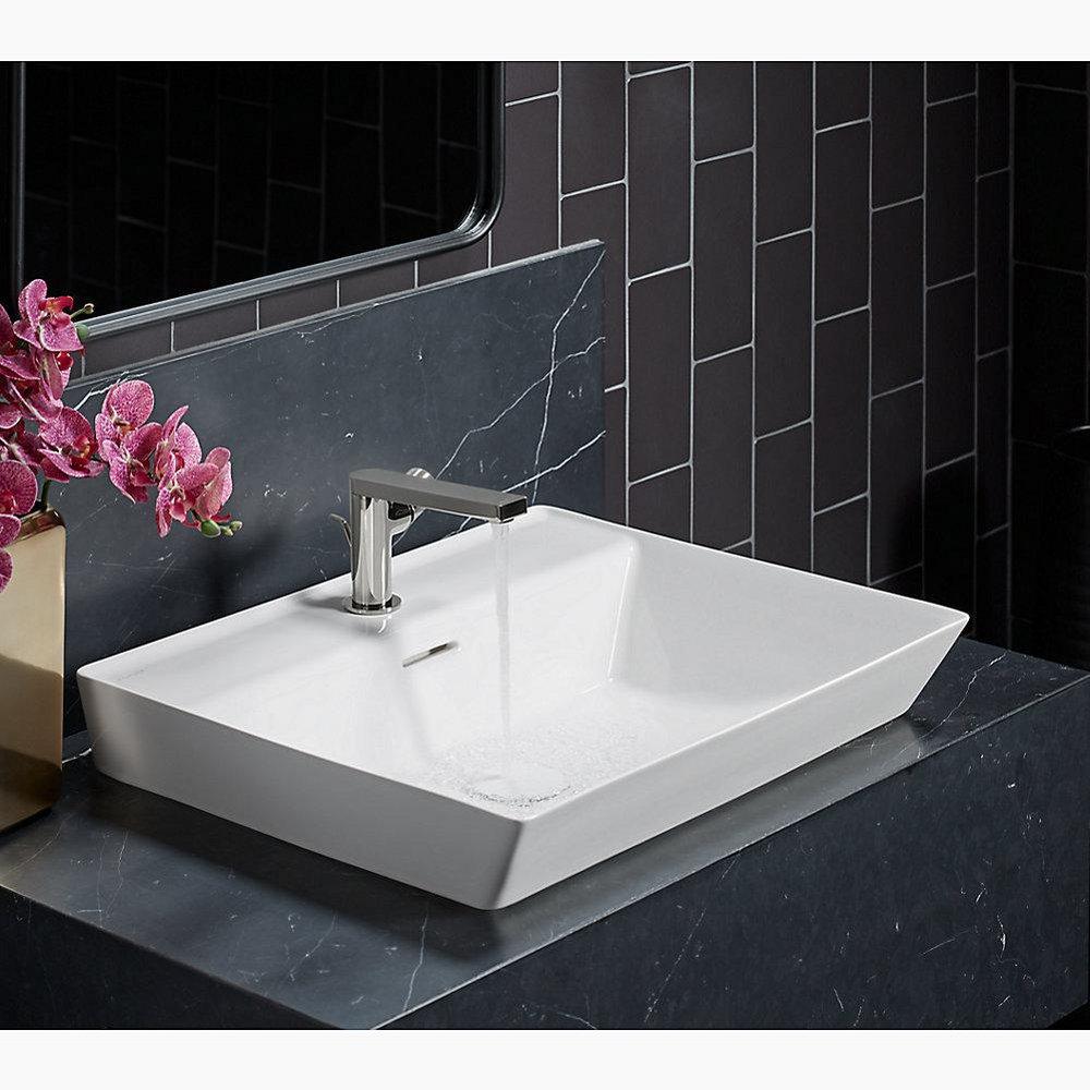 KOHLER Honed Black Vessel Mount Bathroom Sink 