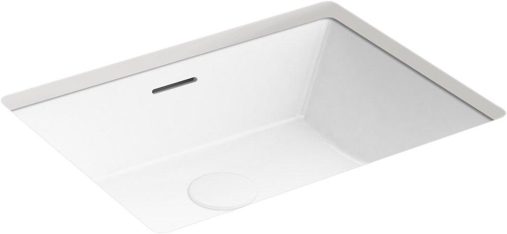 KOHLER White Undermount Bathroom Sink 
