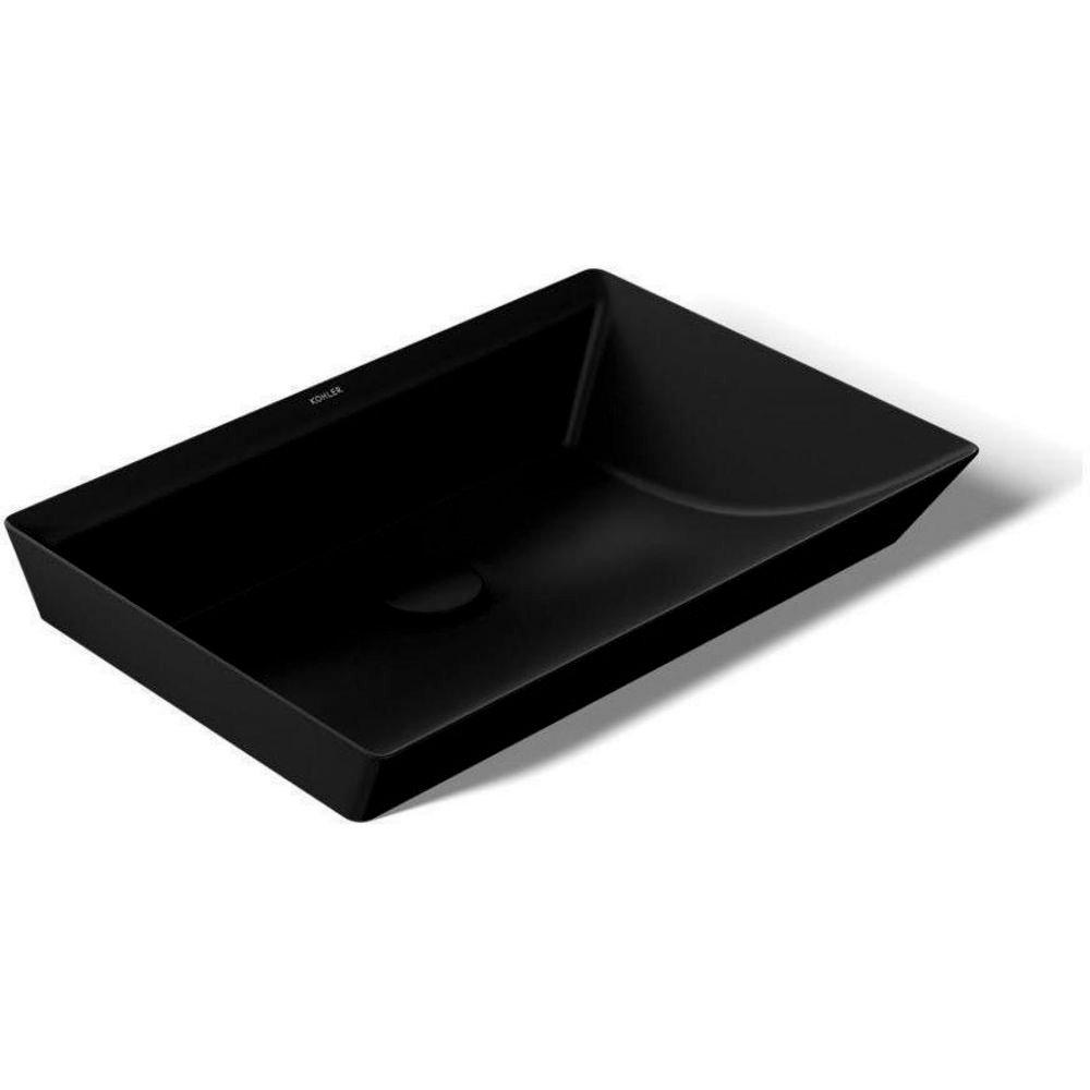 KOHLER Honed Black Vessel Mount Bathroom Sink 
