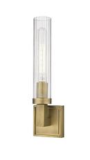 Z-Lite Rubbed Brass 60W 1-Light 16-3/4 in. Wall Sconce 
