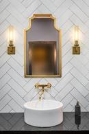 Z-Lite Rubbed Brass 60W 1-Light 16-3/4 in. Wall Sconce 