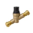 Resideo Bronze Union Push Hydronic Pressure Regulating Valve 140F Stainless Steel and Plastic 