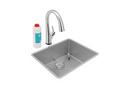 22-1/2 x 18-1/2 in. No Hole Stainless Steel 1 Bowl Undermount Kitchen Sink Kit