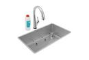 31-1/2 x 18-1/2 in. No Hole Stainless Steel 1 Bowl Undermount Kitchen Sink Kit