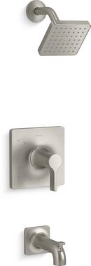 KOHLER Vibrant Brushed Nickel Single Handle Single Function Bathtub & Shower Faucet (Trim Only) 