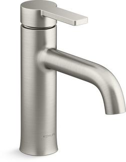 Single Handle Monoblock Bathroom Sink Faucet in Vibrant&reg; Brushed Nickel