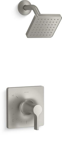 One Handle Single Function Shower Faucet in Vibrant&trade; Brushed Nickel (Trim Only)