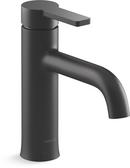 KOHLER Matte Black Single Handle Monoblock Bathroom Sink Faucet 