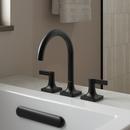KOHLER Matte Black Two Handle Roman Tub Faucet (Trim Only) 