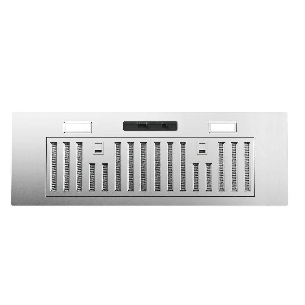 Tornado I 34 in. LED Hybrid Baffle in Stainless Steel 