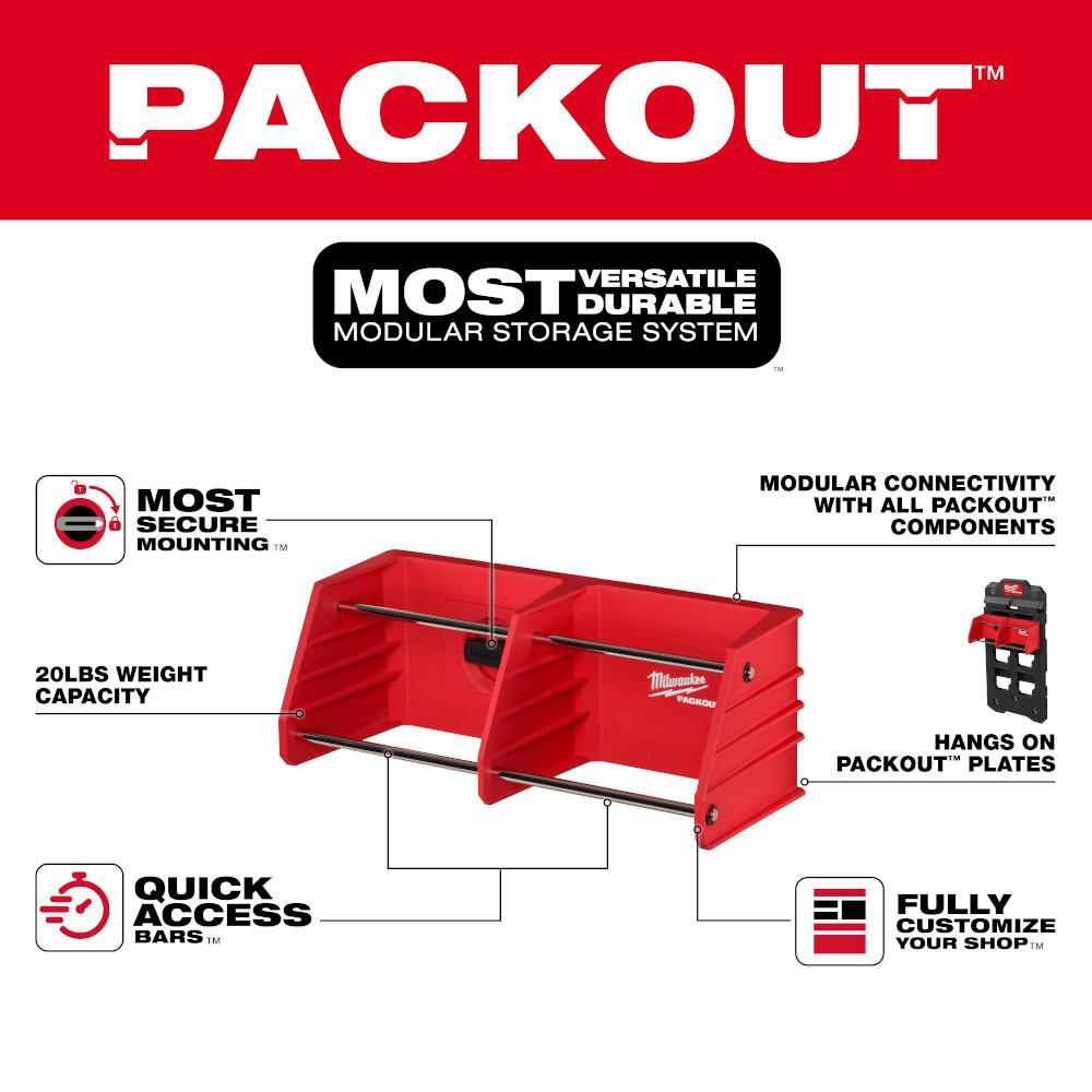 Milwaukee&reg; Red 9-1/2 in. Rack 