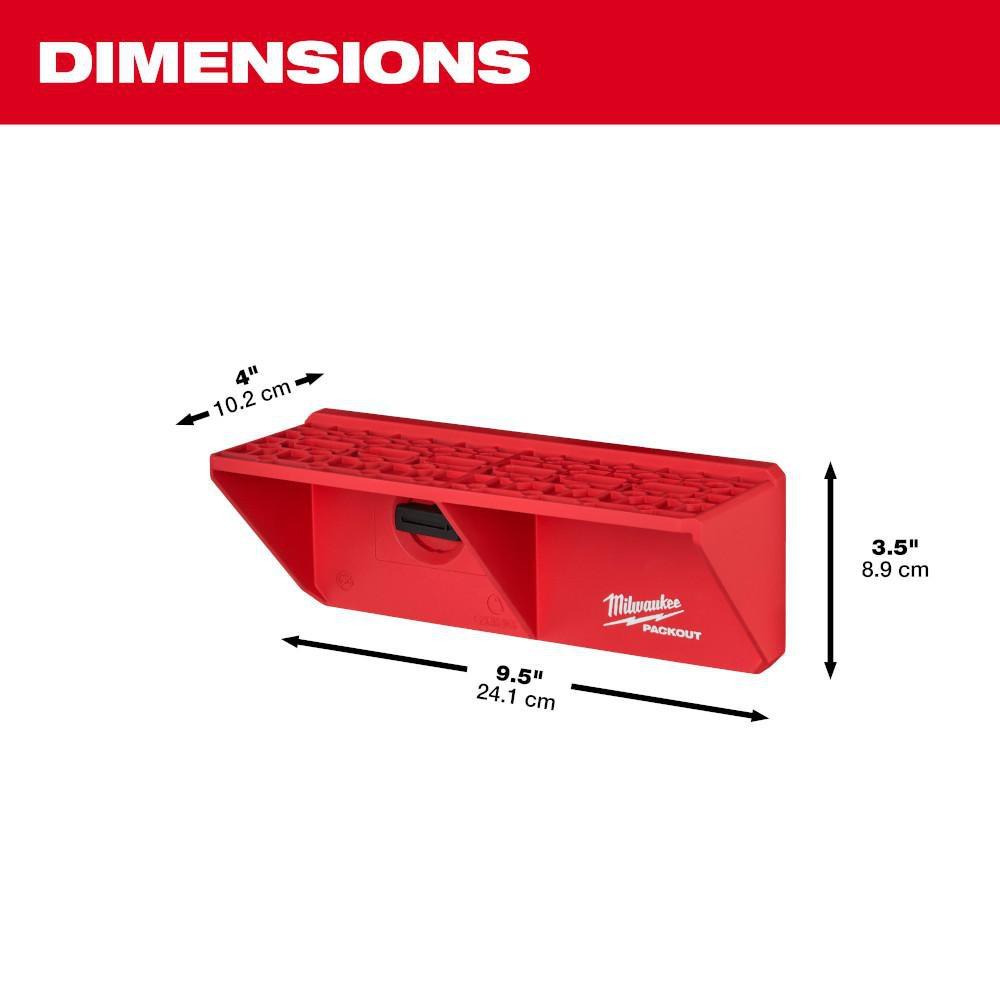 Milwaukee&reg; Red 9-1/2 in. Rack 