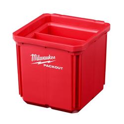4 x 4 x 7-3/10 in. Red and Black Bin (Pack of 2)