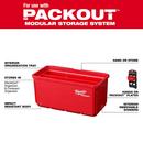 Milwaukee&reg; Red 4 x 7-3/10 in. Red and Black Bin (Pack of 2) 